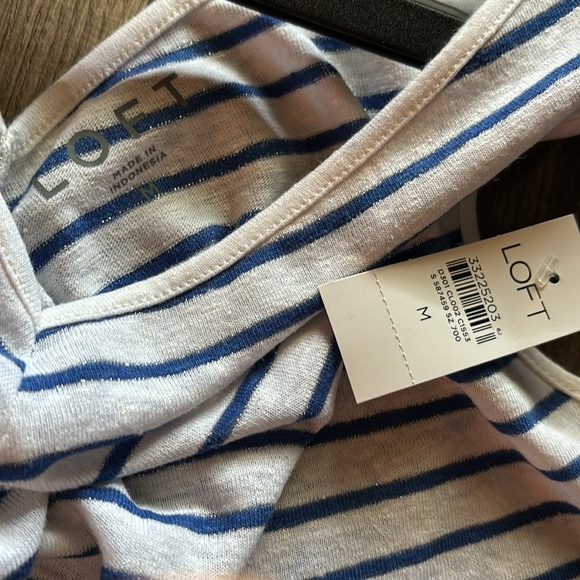 Loft Glitter Stripe Tank - Picture 4 of 4